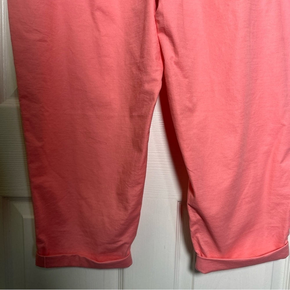 Petite Talbots Pink Capris with Elastic Waist and Cuffed Hem xL Petite - Picture 9 of 12